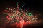 USA, Indiana, Carmel. July 4th fireworks. Art Print